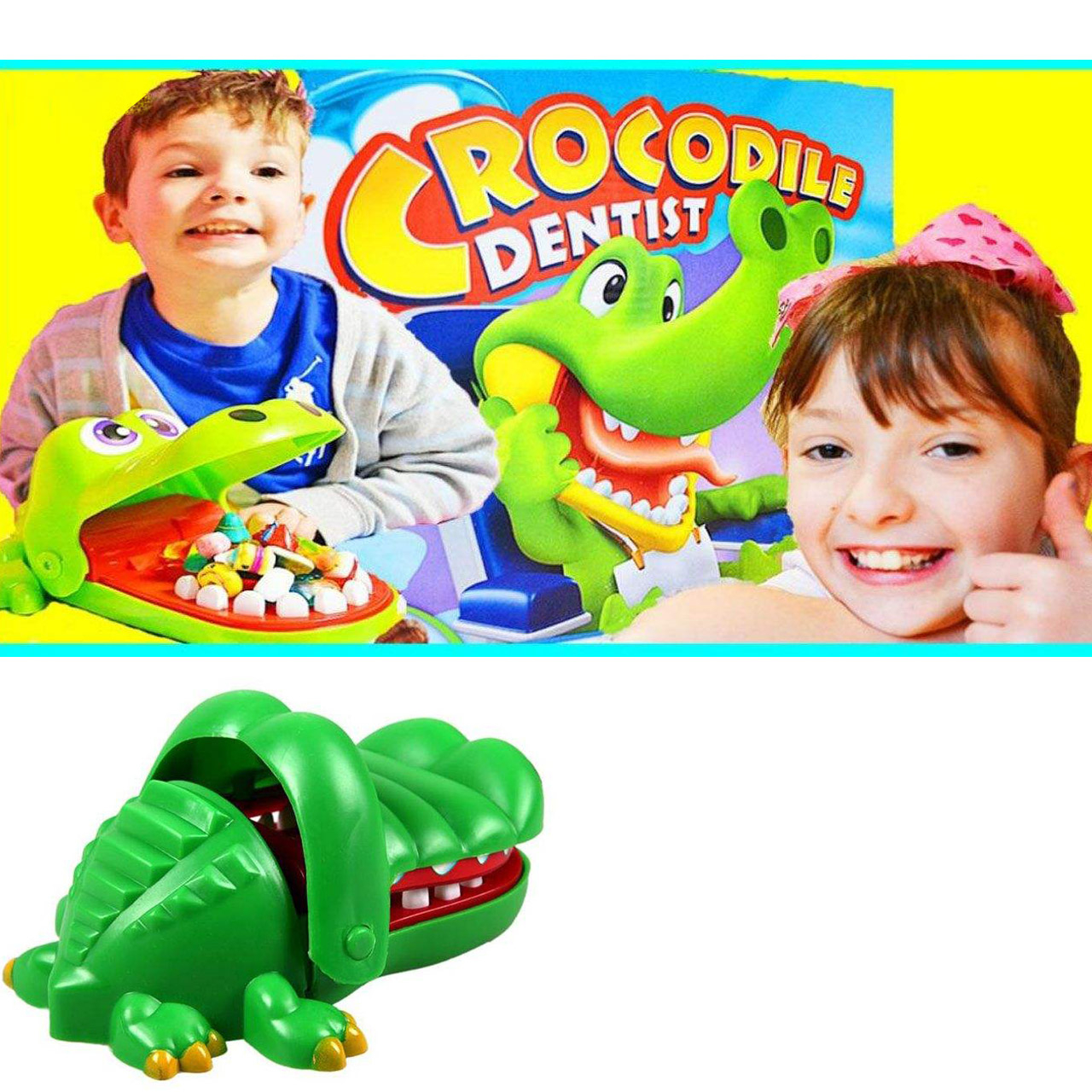 ابزار شوخی دنیای سرگرمی های کمیاب مدل تمساح دندان پزشک کد DSK3900