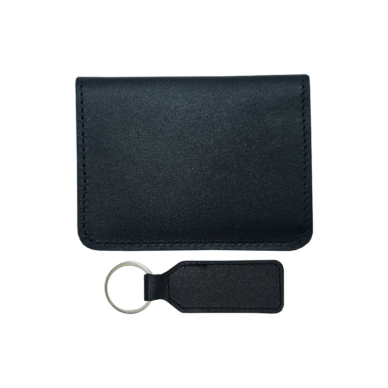 ست هدیه زیگزا مدل چرم طبیعی A05