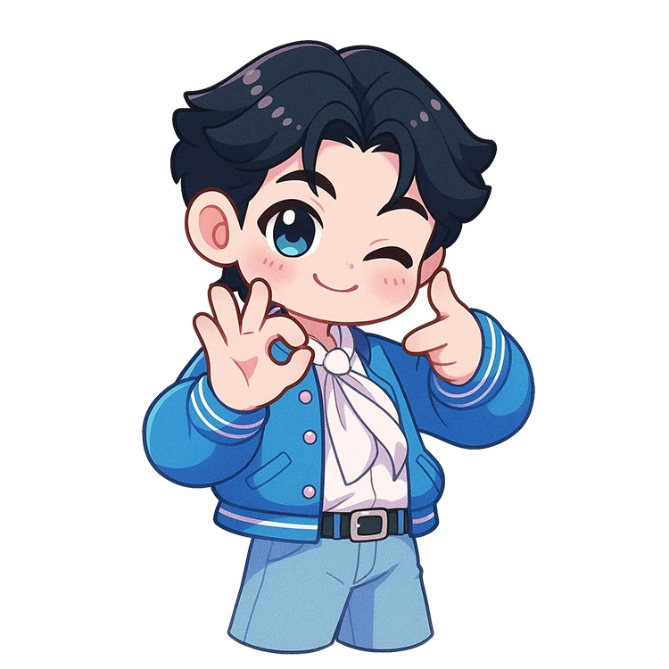 استیکر پارچه و لباس پاد آفرین مدل کارتونی کیوت فانتزی پسرانه کد S5206