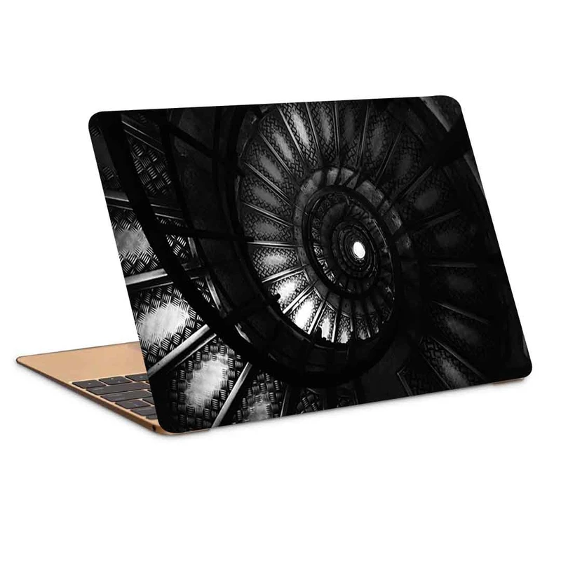 استیکر لپ تاپ طرح staircase spiral darkکد P-973مناسب برای لپ تاپ 15.6 اینچ