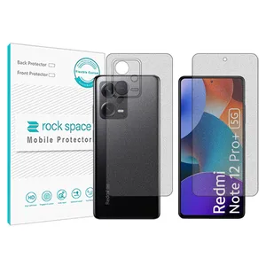 Rockspace matte screen protector HyGEL model suitable for Xiaomi Redmi Note 12 Pro Plus mobile phone with back protector