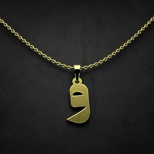 گردنبند طلا 18 عیار زنانه مدوپد مدل حرف و کد I2-1-1862