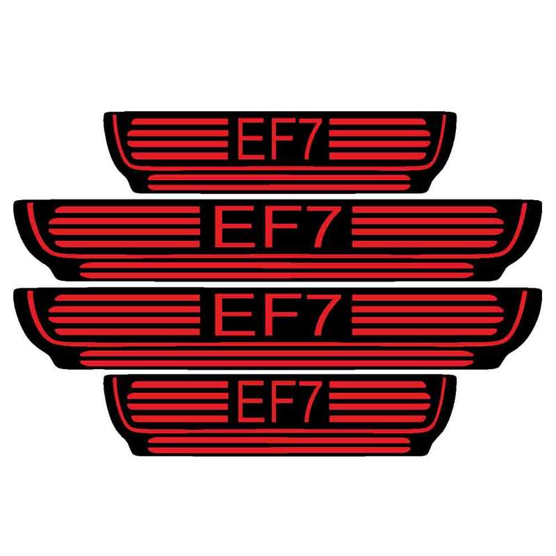 برچسب بدنه خودرو طرح EF7 کد P2 بسته 4 عددی