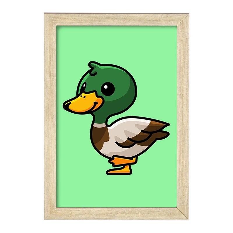 تابلو خندالو مدل حیوانات بامزه جوجه اردک کد 28195