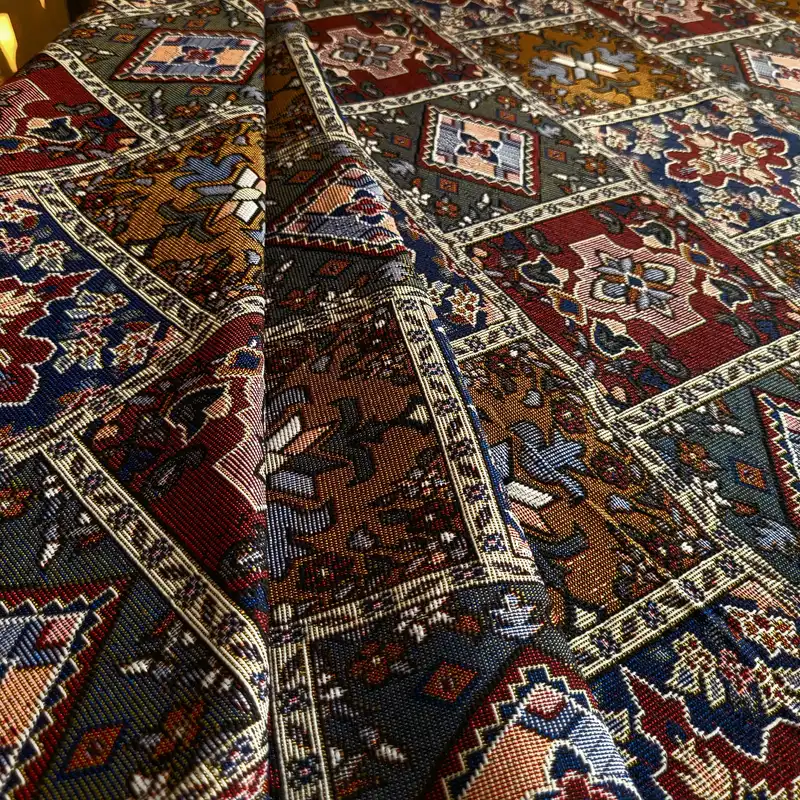 پارچه روفرشی مدل جاجیم کد J-102C