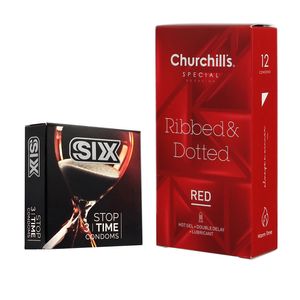 نقد و بررسی کاندوم چرچیلز مدل Hot Gel بسته 12 عددی به همراه کاندوم سیکس مدل کلاسیک تاخیری بسته 3 عددی توسط خریداران