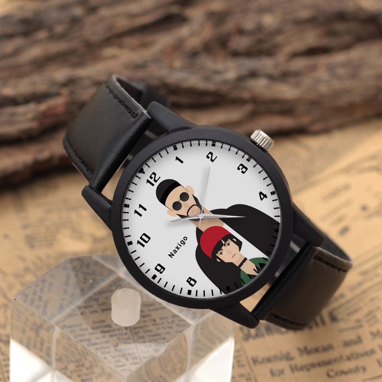 ساعت مچی عقربه ای ناکسیگو طرح Leon کد LF4204 -  - 4