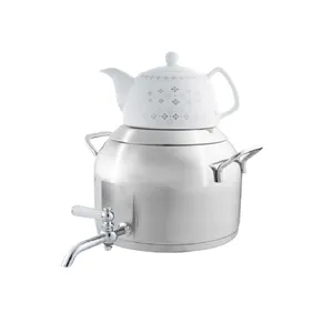 کتری و قوری کاندید مدل دانته گنجایش کتری 5 لیتر گنجایش قوری 0.5 لیتر