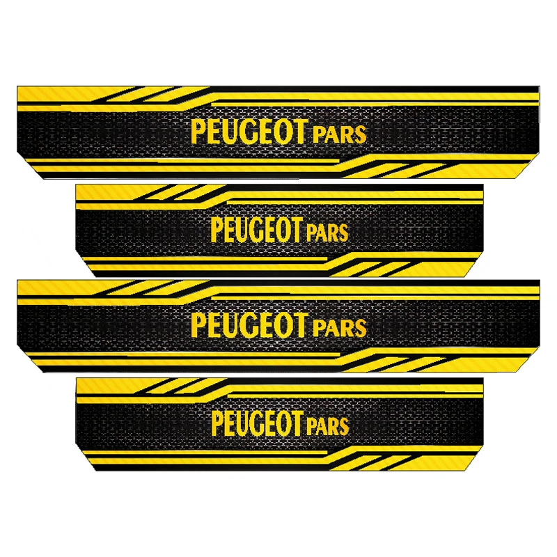 برچسب بدنه خودرو رایسان کد SP2003y مناسب برای پارس مجموعه 4 عددی