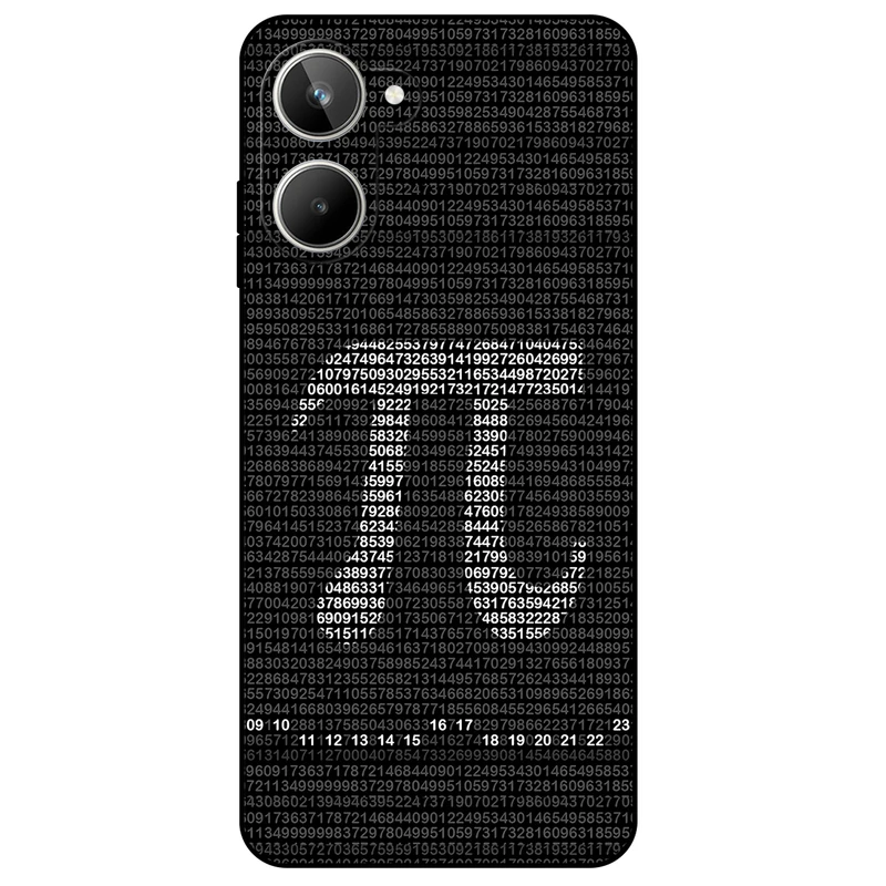 کاور مگافون طرح عدد پی مدل 7240 مناسب برای گوشی موبایل ریلمی 10 4G