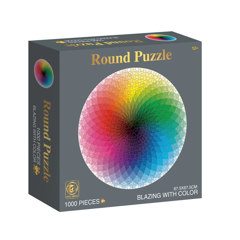 پازل 1000 تکه طرح رنگارنگ مدل دایره 