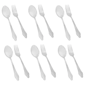 ست قاشق و چنگال 12 پارچه مدل دیاموند