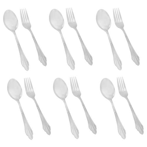 ست قاشق و چنگال 12 پارچه مدل دیاموند