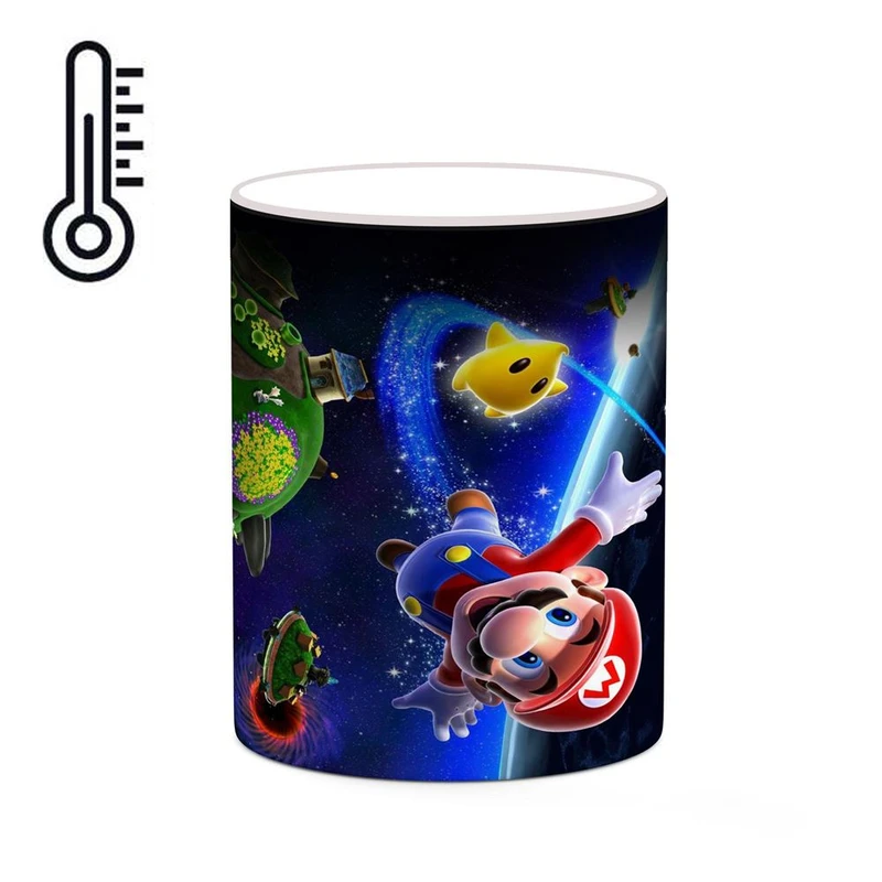 ماگ حرارتی کاکتی مدل بازی سوپر ماریو Super Mario Galaxy کد mgh30583