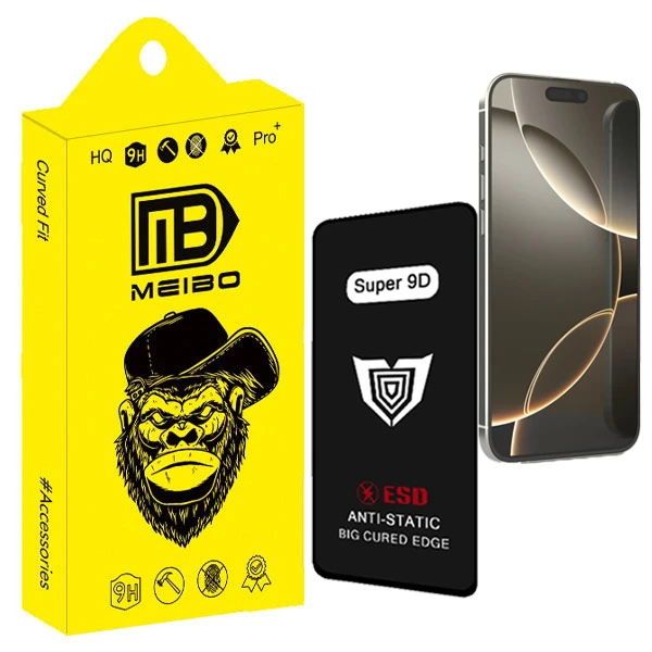 محافظ صفحه نمایش میبو مدل Super 9D Touch 009 مناسب برای گوشی موبایل اپل iPhone 16 pro max