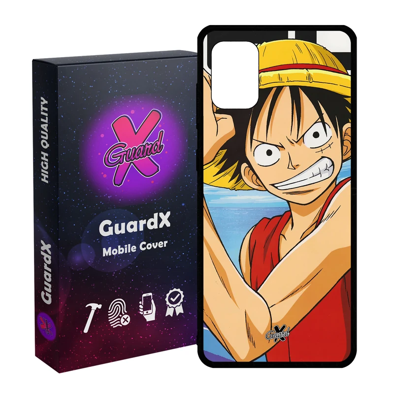 کاور گارد ایکس طرح Luffy Anime مدل Glass10593 مناسب برای گوشی موبایل سامسونگ Galaxy A31