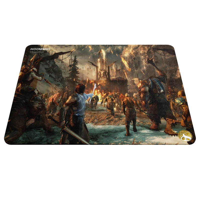 ماوس پد هومرو مدل A6985 طرح بازی shadow of mordor middle earth