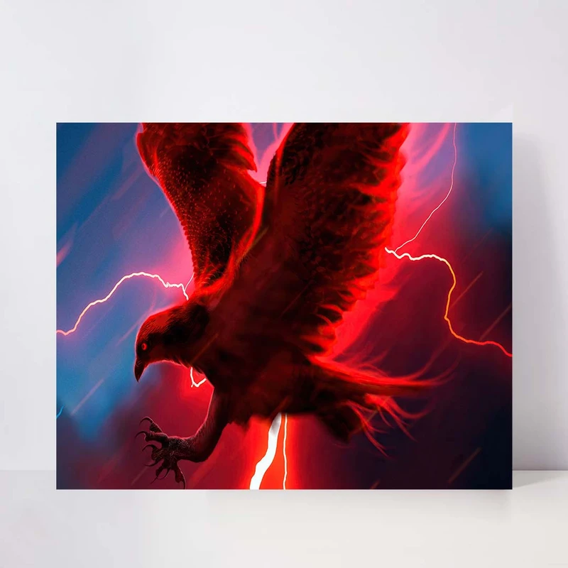 تابلو شاسی مدل eagle struck by lightning کد S-12006
