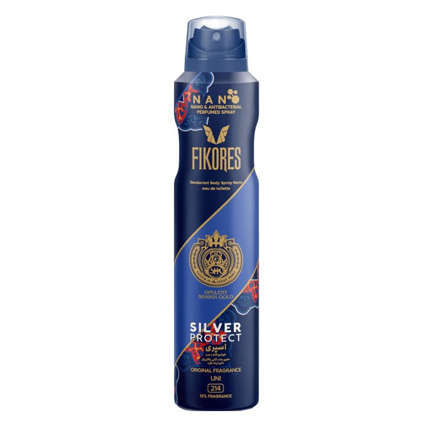 اسپری بدن فیکورس مدل  Opulent Shaikh Gold حجم 200 میلی لیتر -  - 2
