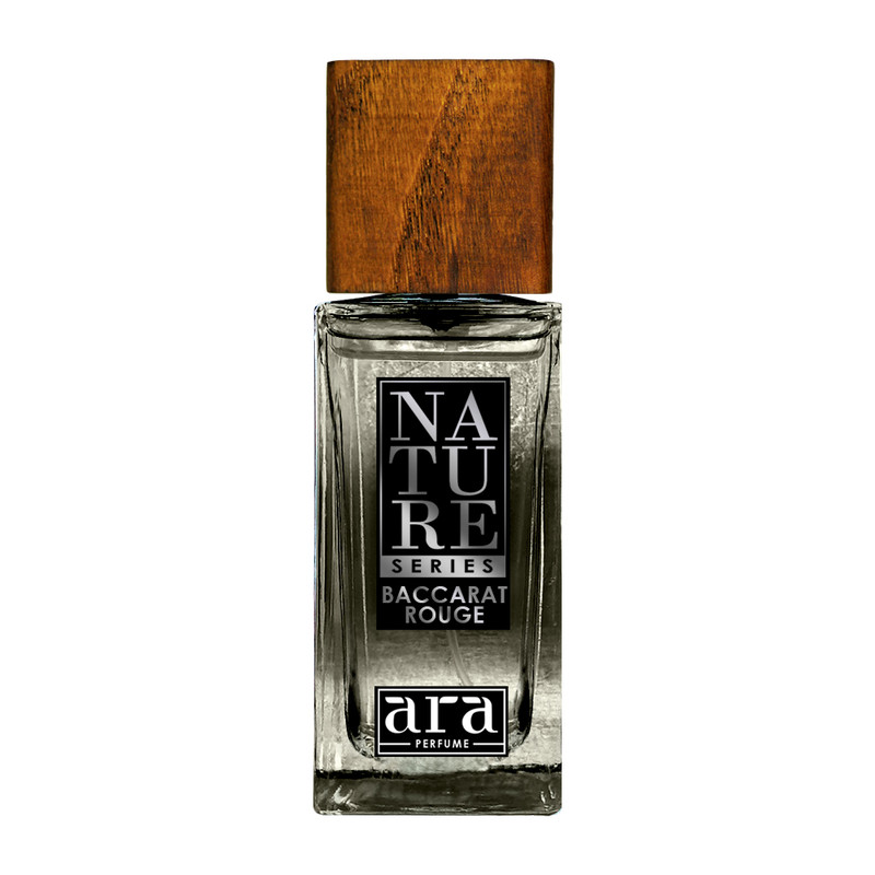 ادوپرفیوم زنانه پرفیوم آرا مدل NATURE BACCARAT ROUGE با رایحه گرم حجم 30 میلی‌لیتر