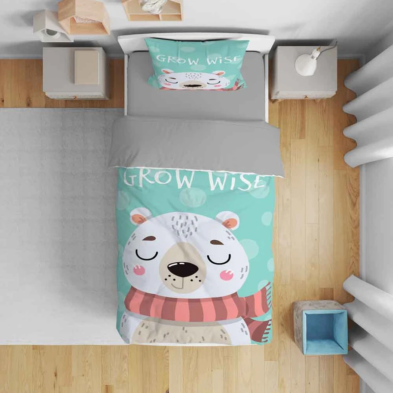 سرویس روتختی مدل خرسی T5841 یک نفره 5 تکه