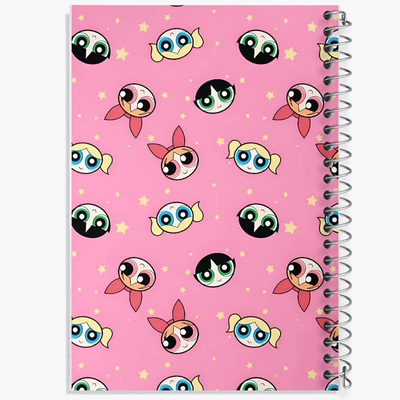 دفتر نقاشی 50 برگ خندالو طرح پترن دختران پاورپاف کد N5218