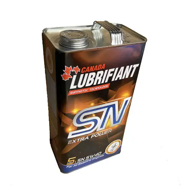 روغن موتور کانادا لوبریفنت مدل 5W40 SN حجم 5 لیتر