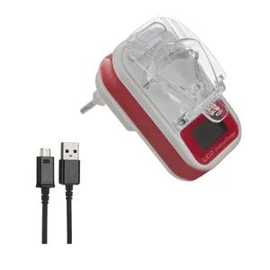 شارژر دیواری مدل E25 به همراه کابل تبدیل microUSB