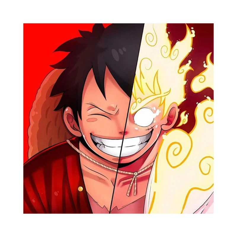 استیکر لپ تاپ و موبایل مدل انیمه طرح مانکی دی لوفی کد 159