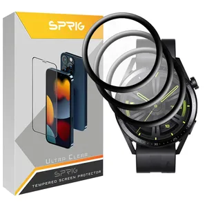 Sprig SPG Nano Screen Protector For Huawei GT3 46mm Pack of 3