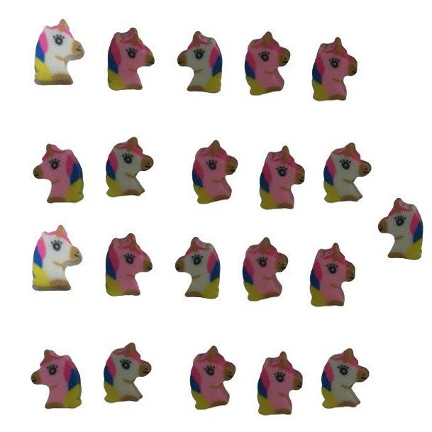 پاک کن مدل یونیکورن طرح شیشه شیر بسته 21 عددی