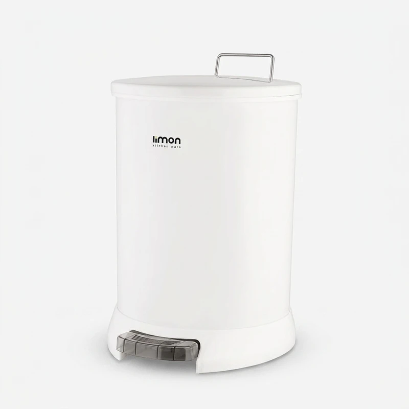 سطل زباله پدالی لیمون مدل گرد کد DH1166