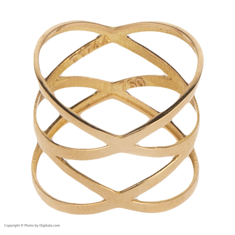 انگشتر طلا 18 عیار زنانه گالری یارطلا کد AN10