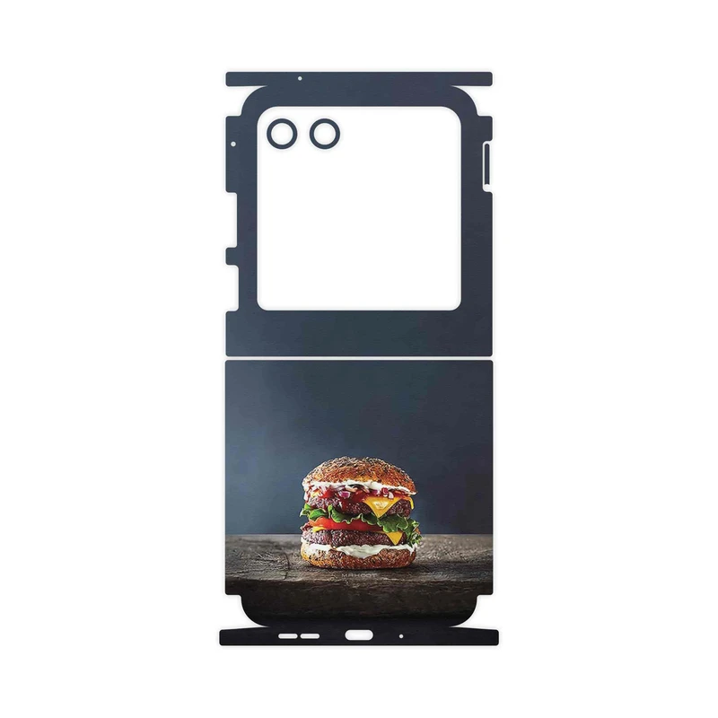 برچسب پوششی ماهوت مدل Hamburger-FullSkin مناسب برای گوشی موبایل موتورولا Razr 40 Ultra