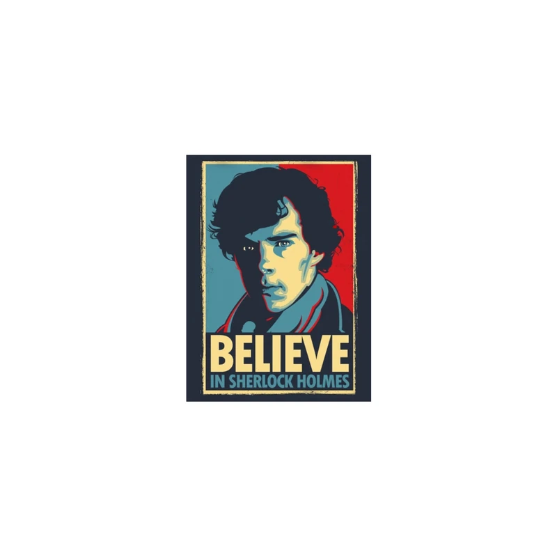  استیکر لپ تاپ لولو طرح به شرلوک هلمز باور دارم کد 481