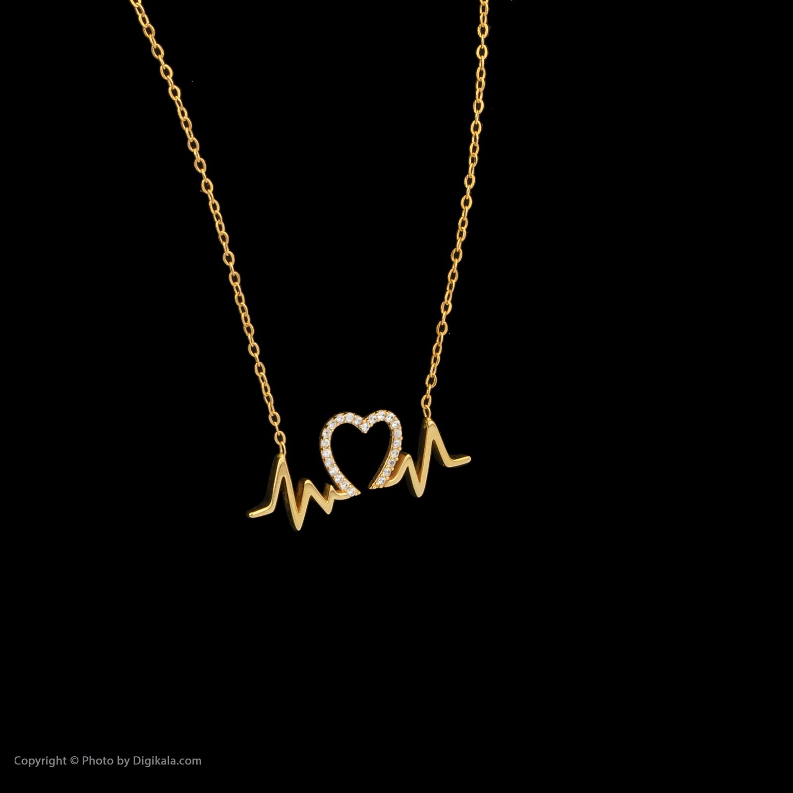 گردنبند طلا 18 عیار زنانه مایا ماهک مدل MM1089 -  - 3