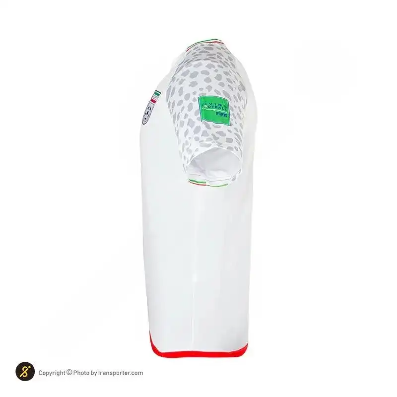 ست تی شرت و شلوارک ورزشی مردانه مروژ مدل ایران جام جهانی قطر کد 2022H