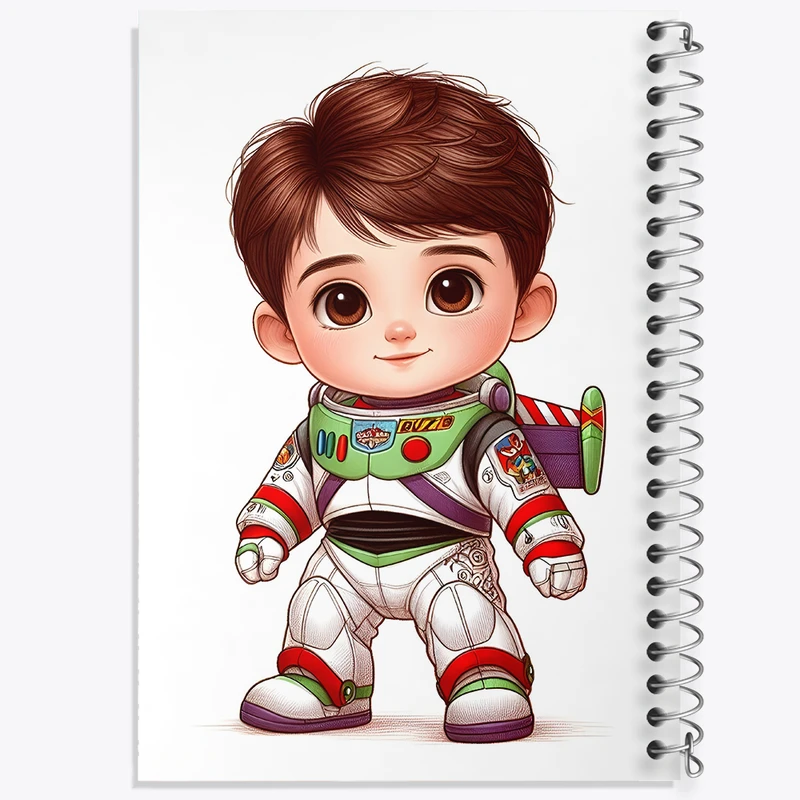 دفتر شطرنجی 50 برگ خندالو طرح پسرانه کیوت کد N4569