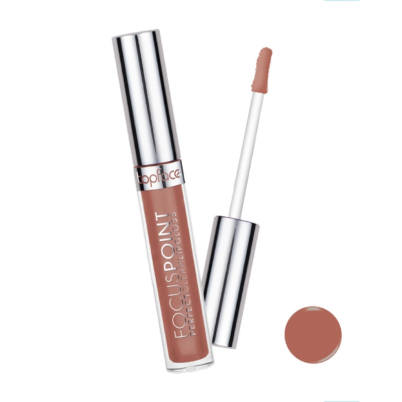 رژ لب مایع تاپ فیس مدل Perfect Gleam Lip Gloss سری Focus Point شماره 111