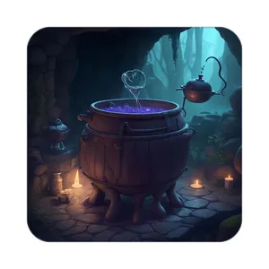 زیر لیوانی کاکتی طرح هری پاتر Harry Potter مدل mp42844