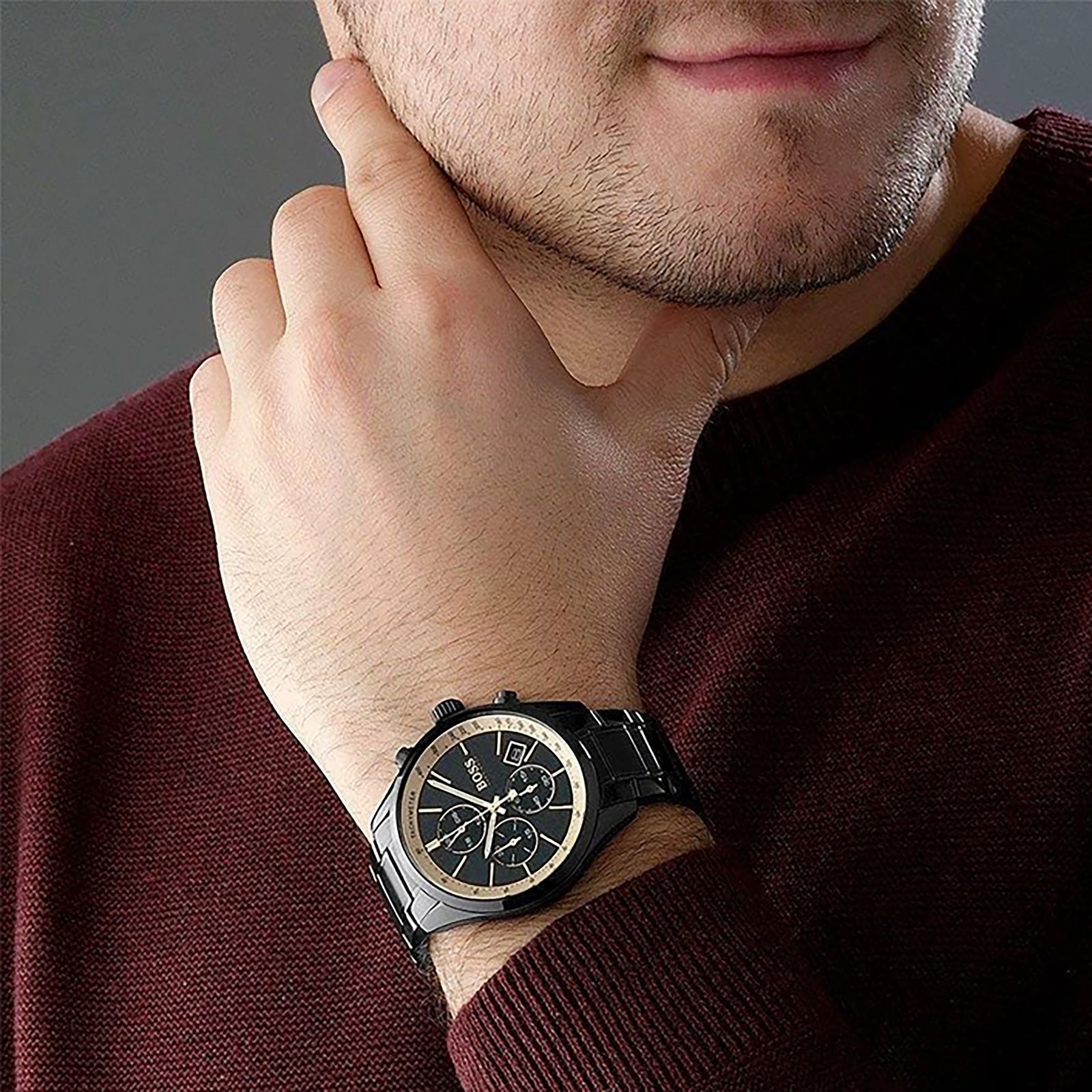 ساعت مچی عقربه‌ای کوارتز مردانه هوگو باس مدل b1513578 -  - 8