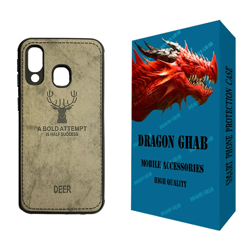 کاور دراگون قاب مدل گوزنی مناسب برای گوشی موبایل سامسونگ Galaxy A60