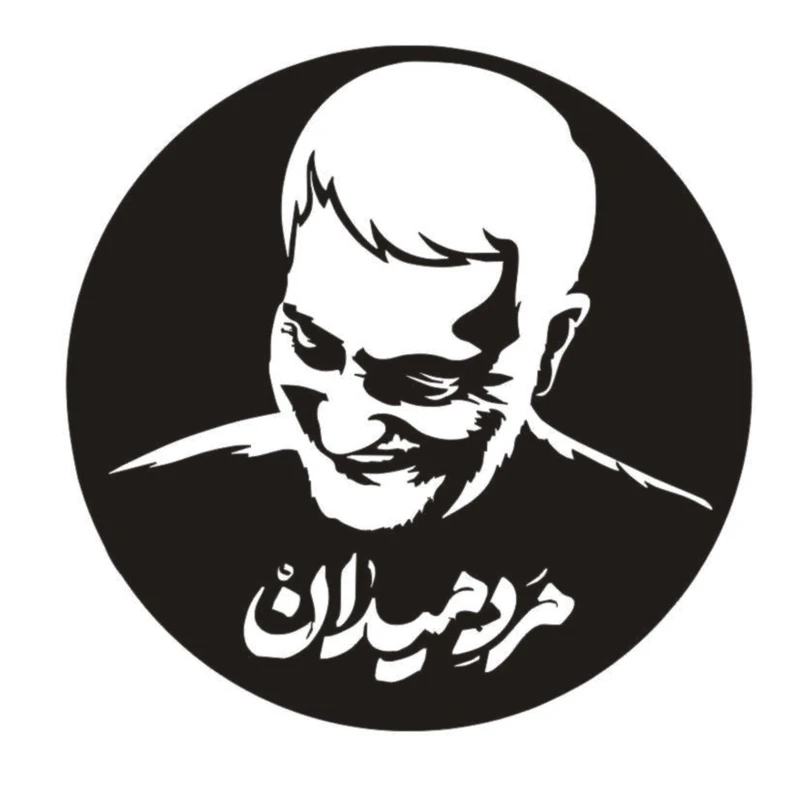 برچسب بدنه خودرو لیزارد مدل چهره طرح مرد میدان کد LZD-146