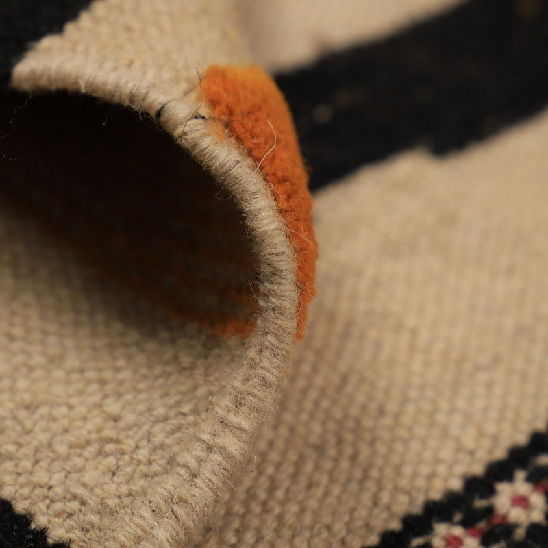 گلیم گبه دستبافت سه متری مدل مدرن کد 4040621