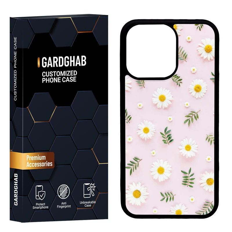 کاور گارد قاب مدل پشت گلس گل مناسب برای گوشی موبایل اپل iPhone 13 Pro