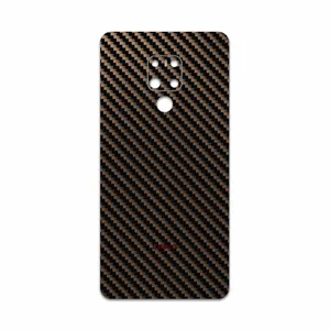 MAHOOT Glossy-Brown-Fiber Cover Sticker for Huawei Mate 20 X