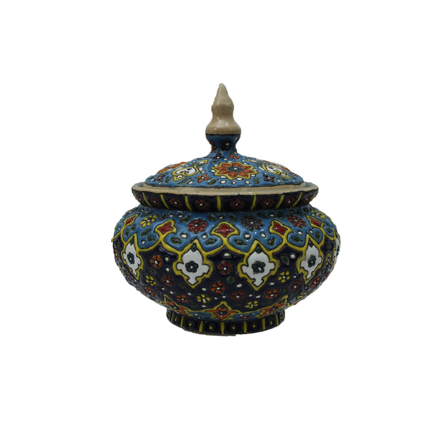  قندان مینا کاری مدل mz9927
