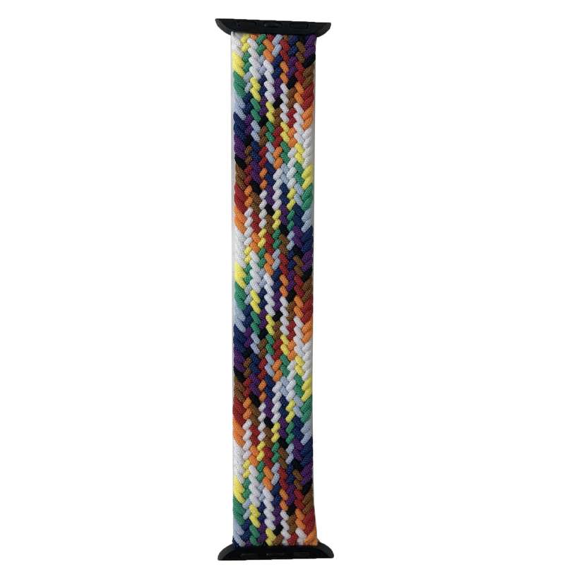 بند مدل Pride Edition Braided Solo Loop مناسب برای اپل واچ سری 1/2/3/4/5/6/7/SE سایز 42/44/45 میلی متری