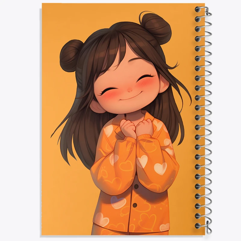 دفتر لیست خرید 50 برگ خندالو طرح دخترانه کیوت کد F6614