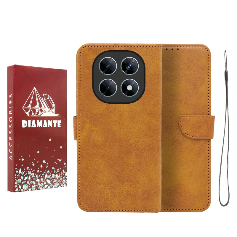 کیف کلاسوری دیامانته مدل Bandaviz Rd مناسب برای گوشی موبایل شیائومی Redmi Note 15 4G به همراه بند آویز